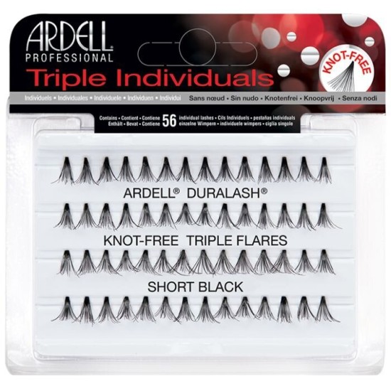 Ardell Triple Individuals Knot-Free Short Black