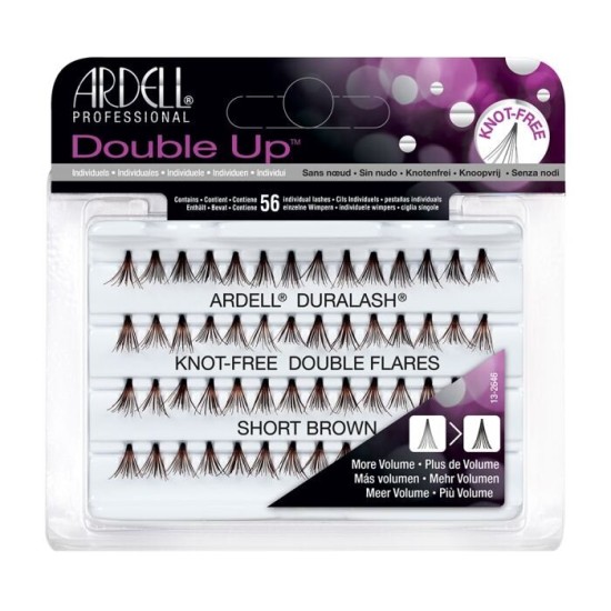 Ardell Double Up Individuals Knot-Free Short Brown