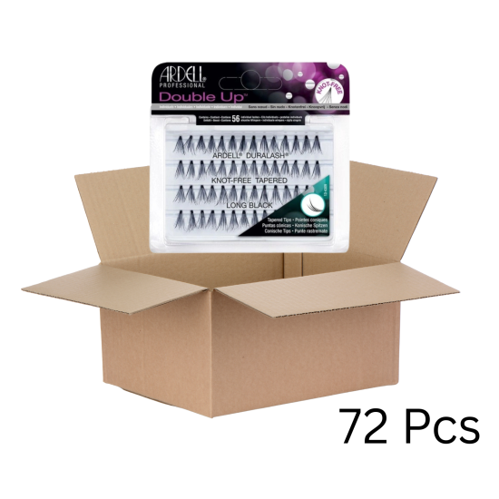 Ardell Double Up Individuals Knot-Free Long Black - 72 Pcs