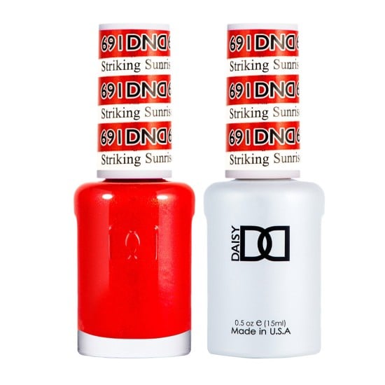 DND Gel Polish Set #691 Striking Sunrise, 0.5 fl oz