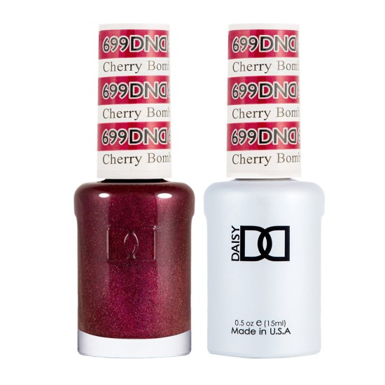 DND Gel Polish Set #699 Cherry Bomb, 0.5 fl oz