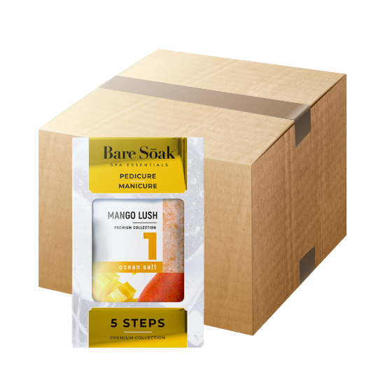 NuRevolution Bare Soak 5 Step Mango Lush - 50pc Case