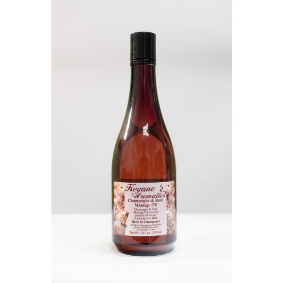 Keyano Champagne & Massage Oil 12oz
