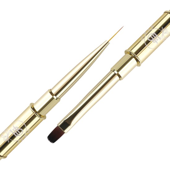 HYBA HyGEL #16 Builder Appliction Dual Brush and Liner - Gold