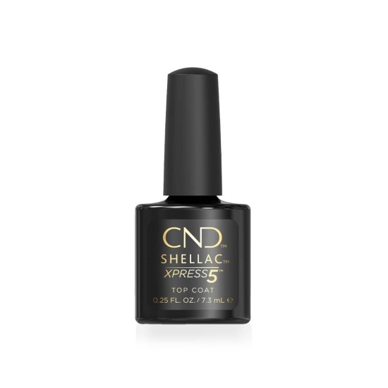 CND Shellac Gel XPRESS5 Top Coat, 0.25 fl oz