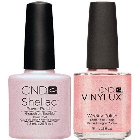 CND Gel & Polish Duo Grapefruit Sparkle, 2pc Bundle