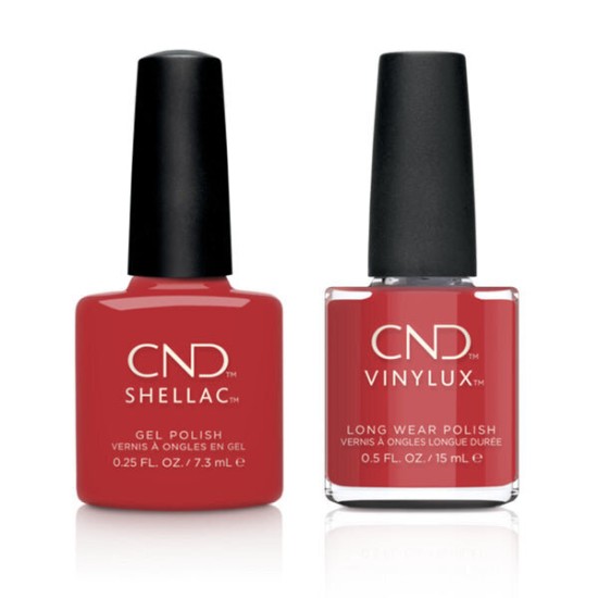 CND Gel & Polish Duo Soft Flame, 2pc Bundle