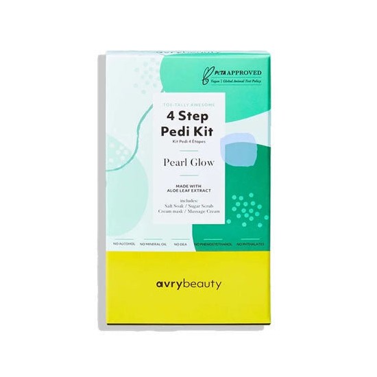 Avry 4 Step Pedi Kit, Pearl Glow