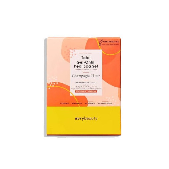 Avry Total Gel-Ohh! Pedi Spa Set, Champagne Toast