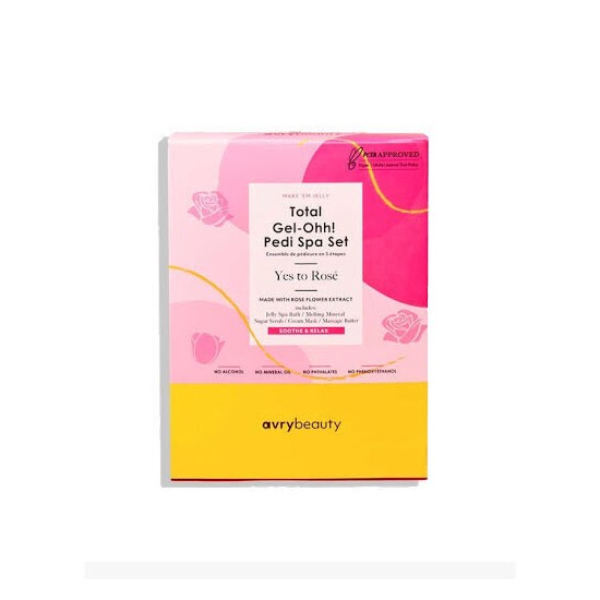 Avry Total Gel-Ohh! Pedi Spa Set, Yes Way Rose