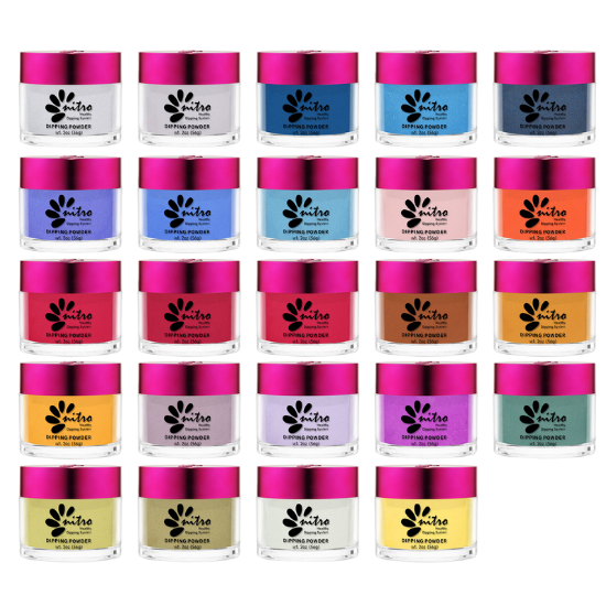 Nitro Amber Dip Powder Collection 24pc Bundle
