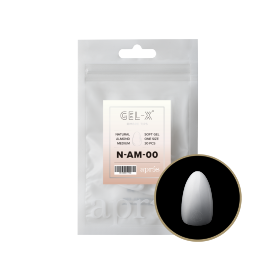 APRÉS Gel-X® Ombre Natural Almond Medium Refill Bag-00