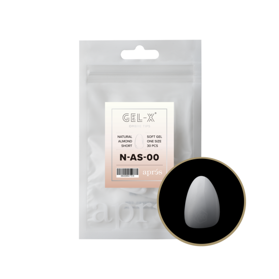 APRÉS Gel-X® Ombre Natural Almond Short Refill Bag-00