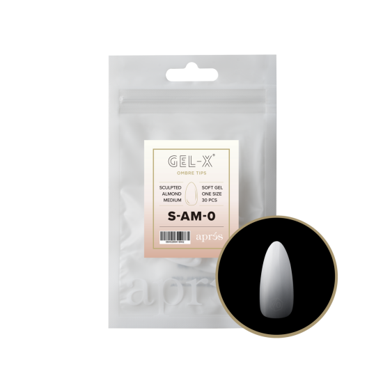 APRÉS Gel-X® Ombre Sculpted Almond Medium Refill Bag-0