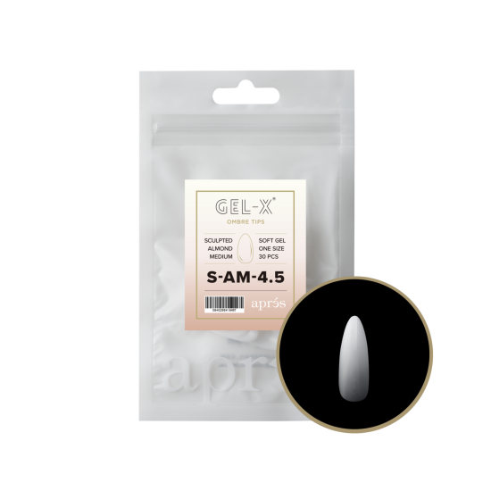 APRÉS Gel-X® Ombre Sculpted Almond Medium Refill Bag-4.5