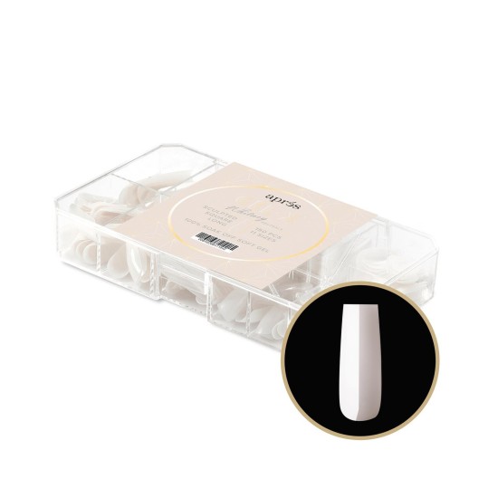 APRES Gel-X® Neutrals Sculpted Whitney Square Long 150pcs