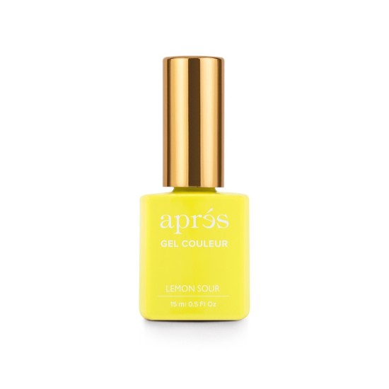 APRÉS Gel Couleur #207 Lemon Sour, 0.5 fl oz