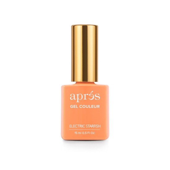 APRÉS Gel Couleur #208 Electric Starfish, 0.5 fl oz