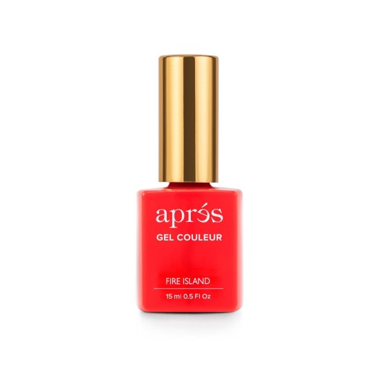 APRÉS Gel Couleur #210 Fire Island, 0.5 fl oz