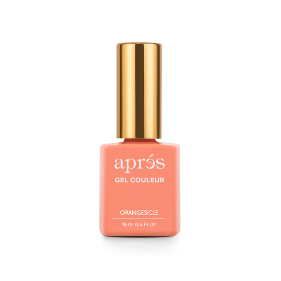 APRÉS Gel Couleur #221 Orangesicle, 0.5 fl oz