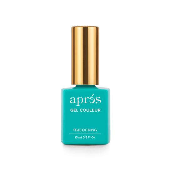 APRÉS Gel Couleur #224 Peacocking, 0.5 fl oz
