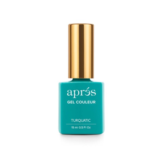 APRÉS Gel Couleur #225 Turquatic, 0.5 fl oz