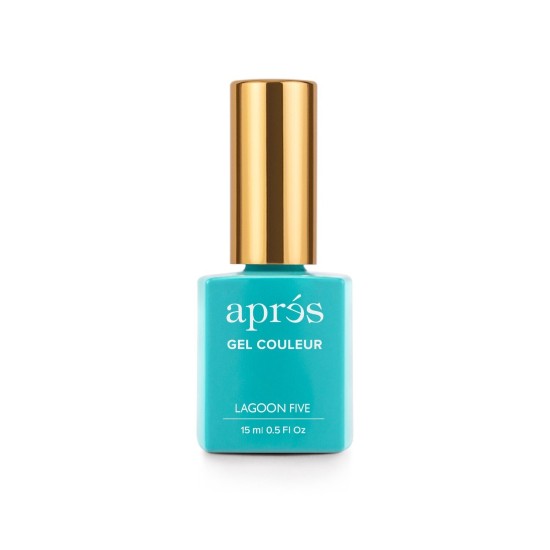 APRÉS Gel Couleur #228 Lagoon Five, 0.5 fl oz