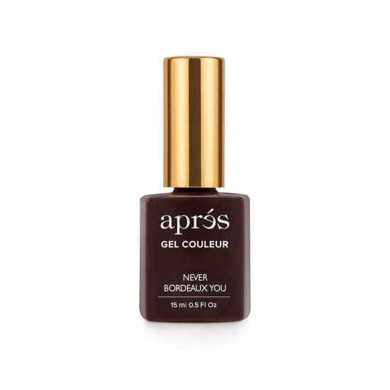 APRÉS Gel Couleur #298 Never Bordeaux You, 0.5 fl oz