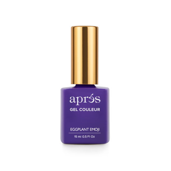 APRÉS Gel Couleur #336 Eggplant Emoji, 0.5 fl oz