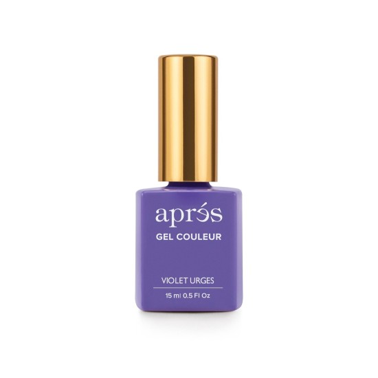 APRÉS Gel Couleur #337 Violet Urges, 0.5 fl oz