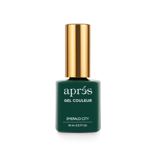 APRÉS Gel Couleur #347 Emerald City, 0.5 fl oz