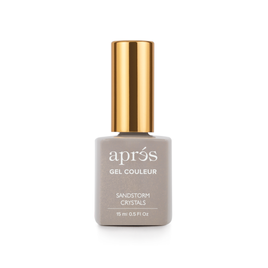 APRÉS Gel Couleur #G06 Sandstorm Crystals, 0.5 fl oz