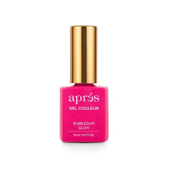 APRÉS Gel Couleur #J06 Bubblegum Glow, 0.5 fl oz