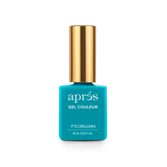 APRÉS Gel Couleur #J08 It’s Cerulean, 0.5 fl oz