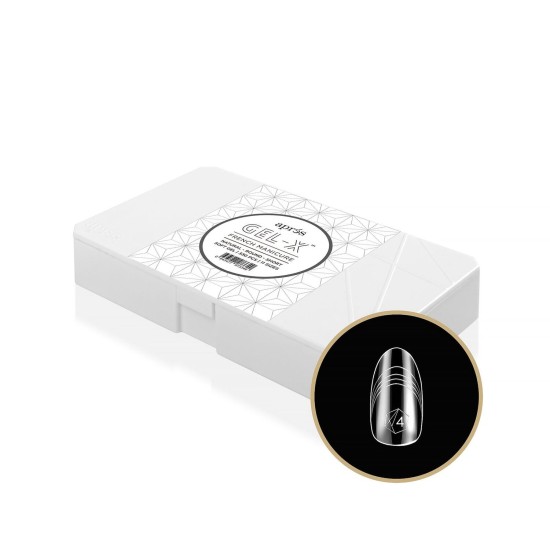 APRÃ‰S Tip Box Natural Round Short, 600pc