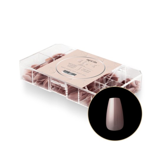 APRÉS Neutrals MiaÂ Natural Coffin Short 150pc