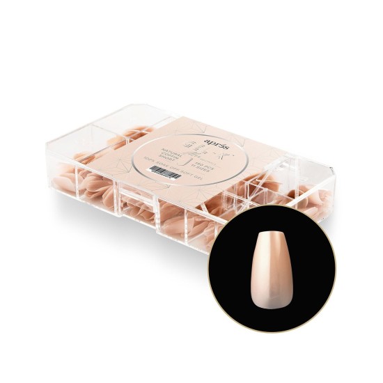 APRÉS Neutrals Alex Natural Coffin Short 150pc