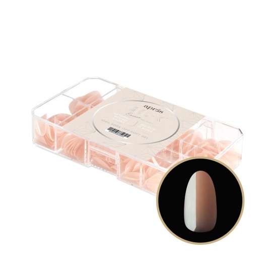 APRÉS Gel-X Neutrals Natural Emma Round Short 150pc