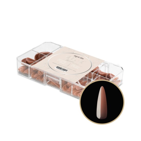 APRES Gel-X® Neutrals Natural Imani Stiletto Long 150pcs