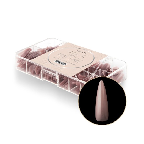 APRES Neutrals Mia Natural Stiletto Long 150pcs