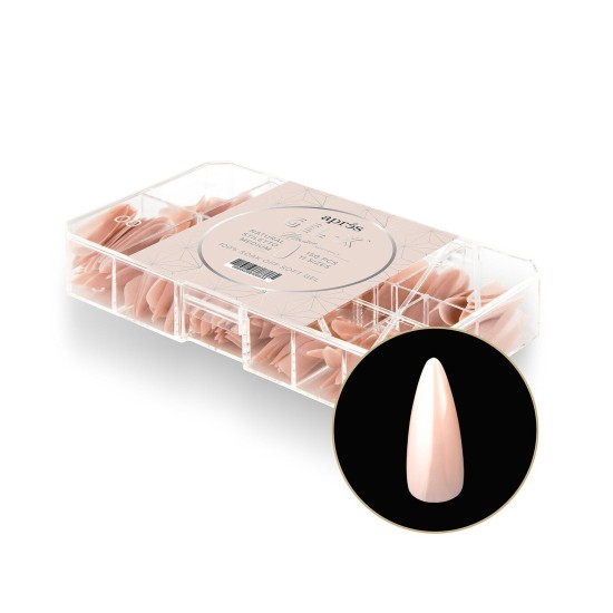APRÉS Gel-X Neutrals Maise Natural Stiletto Long, 150pc