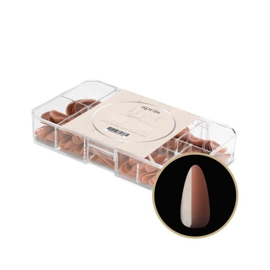 APRES Gel-X® Neutrals Natural Imani Stiletto Short 150pcs