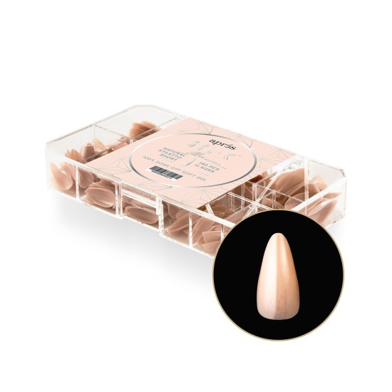 APRES Neutrals Alex Natural Stiletto Short 150pcs