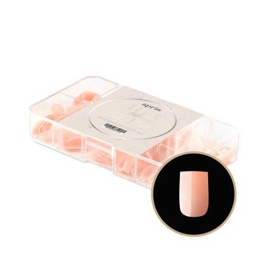 APRES Gel-X® Neutrals Natural Chloe Square Extra Short 150pcs