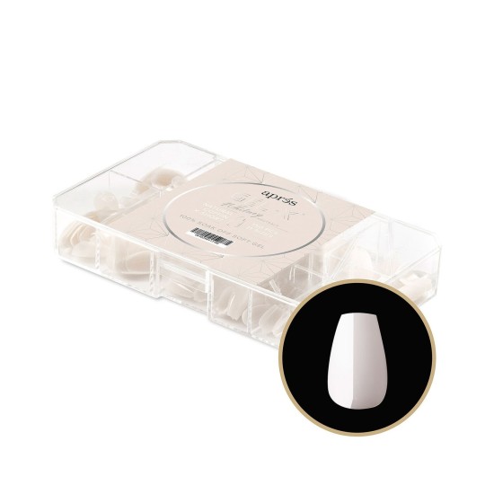 APRES Gel-X® Neutrals Natural Whitney Coffin Extra Short 150pcs
