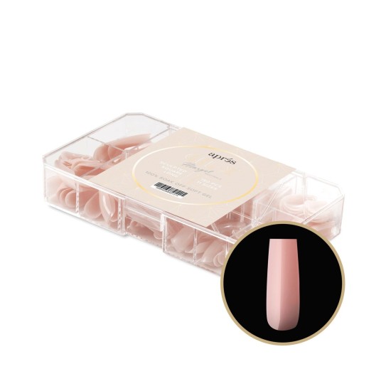 APRÉS  Gel-X Neutrals Sculpted Margot Square Long, 150pc