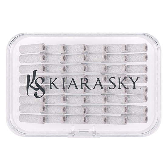 KiaraSky Sanding Band Small Mandrel White Medium, 50pcs