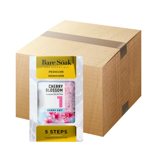 NuRevolution Bare Soak 5 Step Cherry Blossom - 50pc Case
