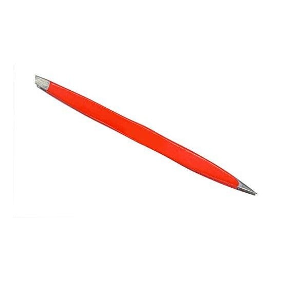 Body Toolz Neon Slant Tip Tweezers Tangerine