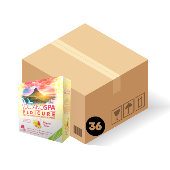 La Palm Spa 5 Step Volcano Tropical, 36pc Bundle